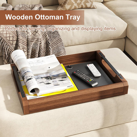 WBKATN bandeja grande 42x31 cm, perfecta para desayunos en la cama o sala.