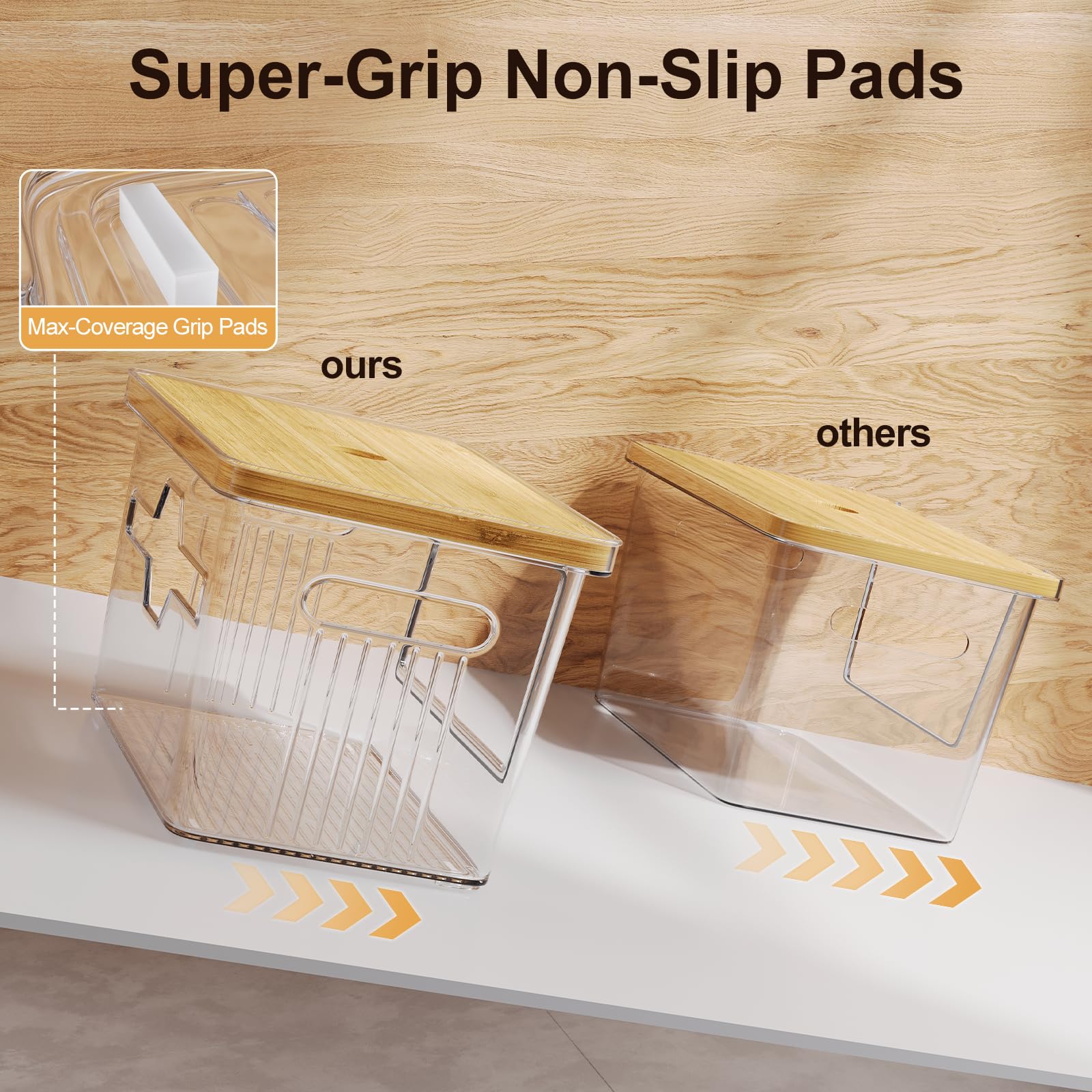 WBKATN organizador multiusos para despensa y cocina, reduce desorden