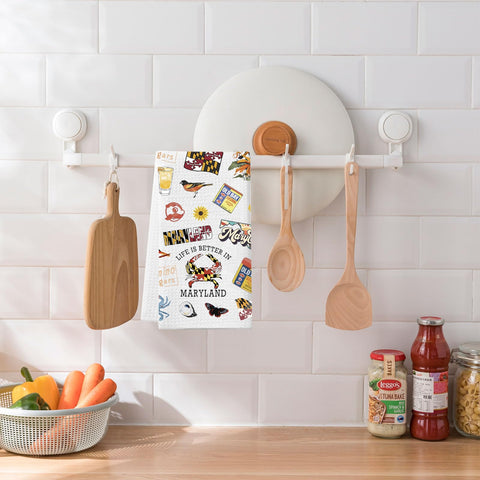 Toalla con diseño exquisito de WCGXKO Maryland Crab, regalo práctico.