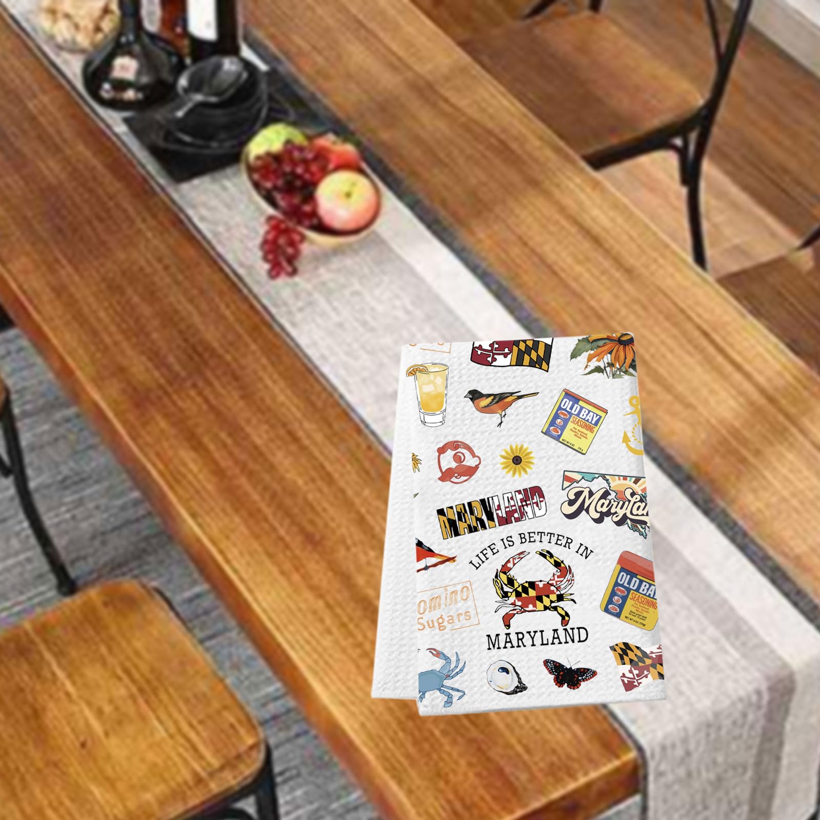 Regalo práctico con estilo Maryland Crab de WCGXKO para cualquier cocina.
