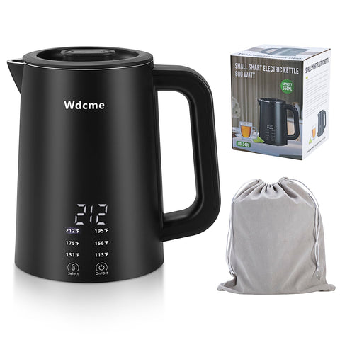 Hervidor Wdcme portátil 650 ml, diseño ergonómico para viajes
