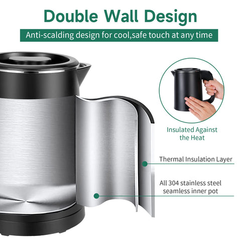 Mango ergonómico de Wdcme, diseño seguro para verter.