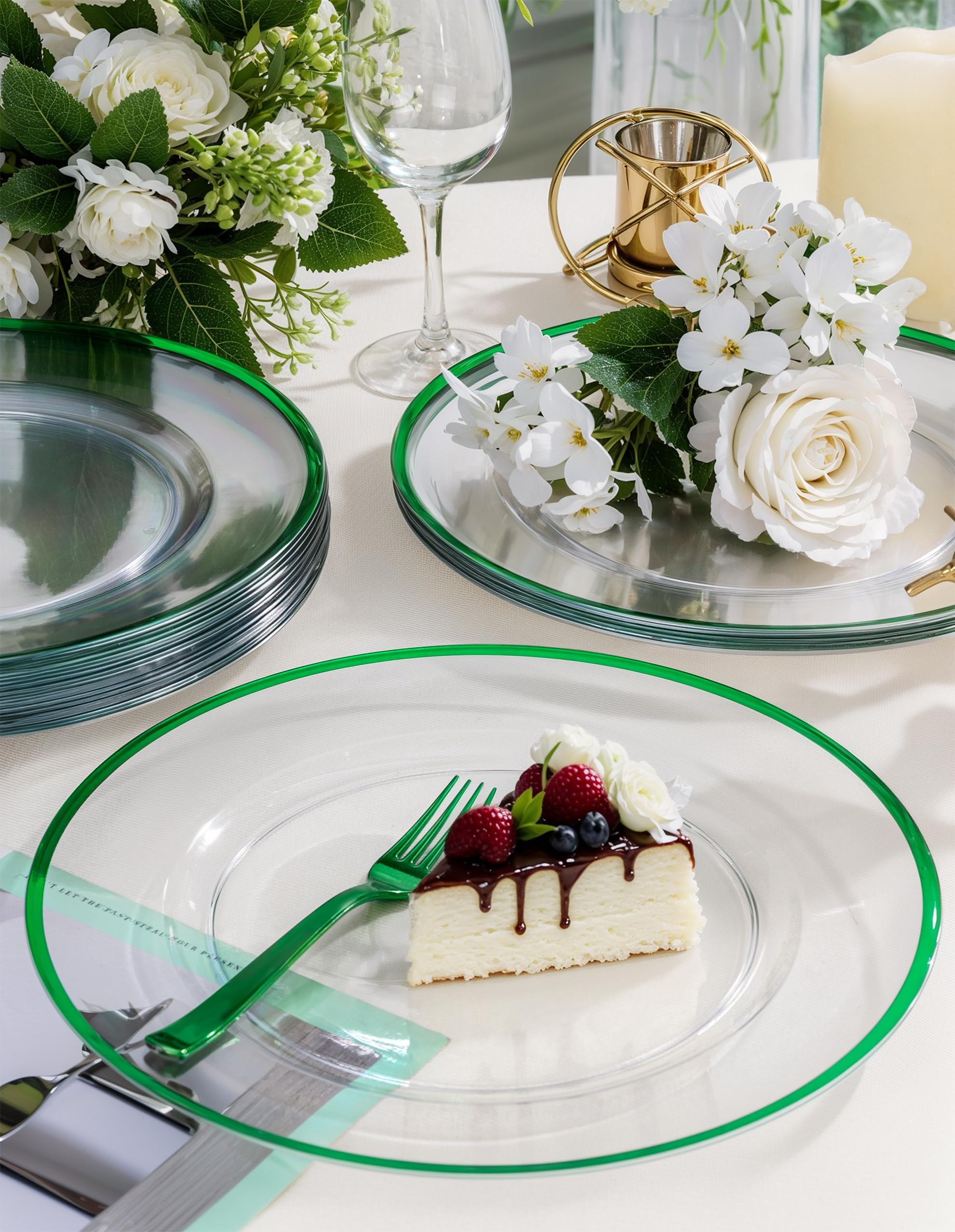 Fiesta temática: carga de mesa verde con estilo y durabilidad