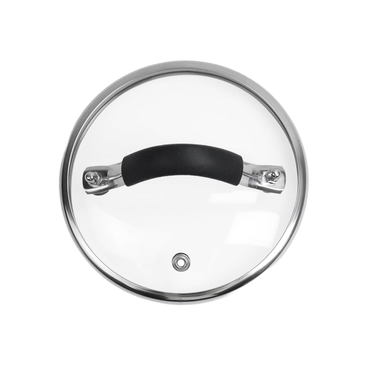 WDONAY tapa universal de 5,5 pulgadas en vidrio templado para evitar salpicaduras y mantener aromas