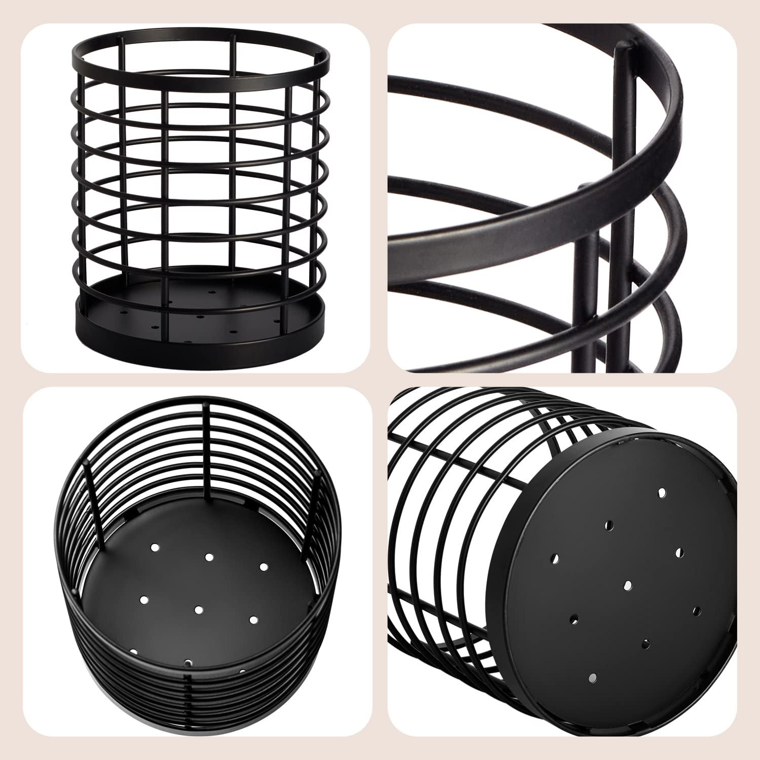 WDT Tool organizador de cocina abierto facilita ver y tomar utensilios al instante.
