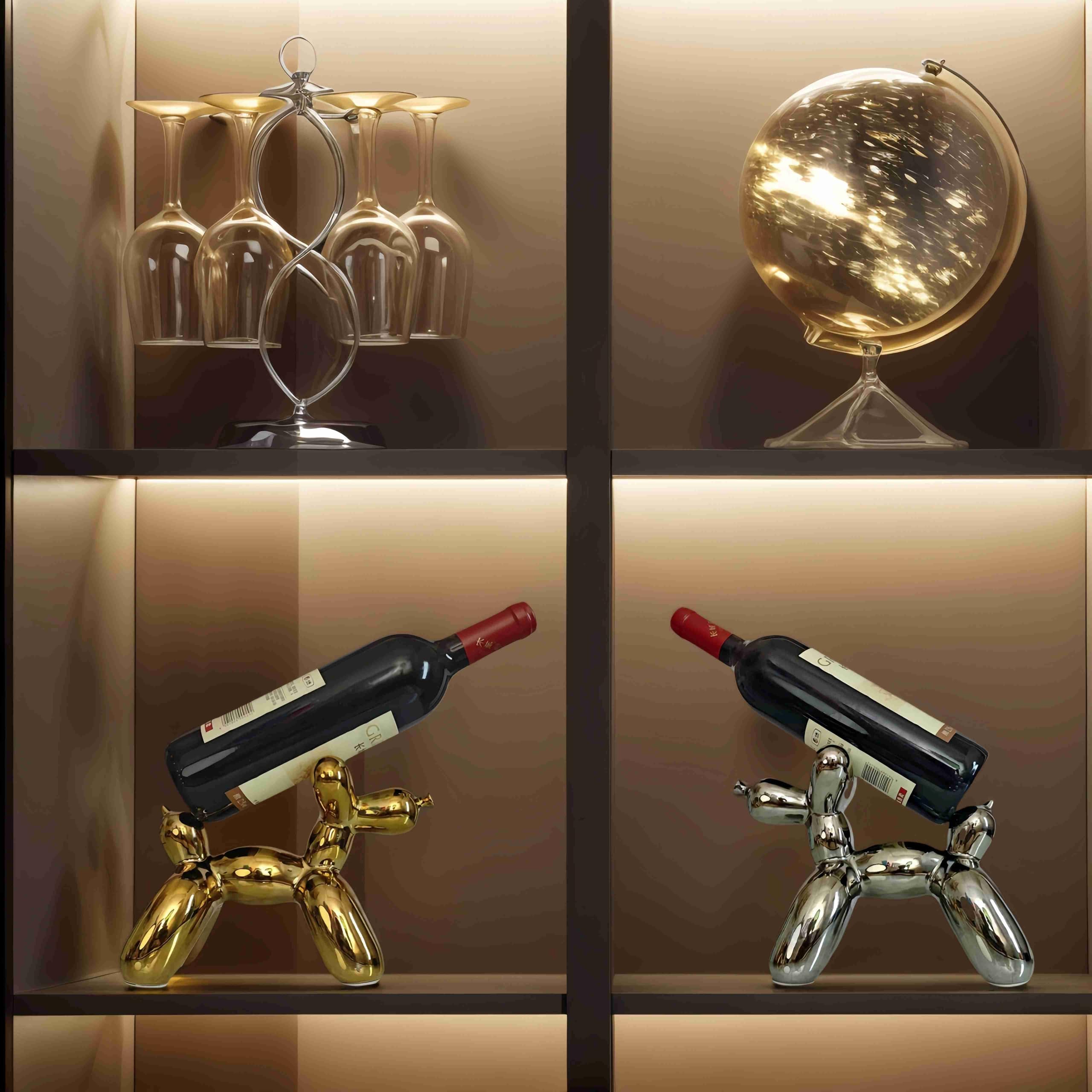 WE-CY artware: decoración de cocina perro globo, añade estilo a la encimera.