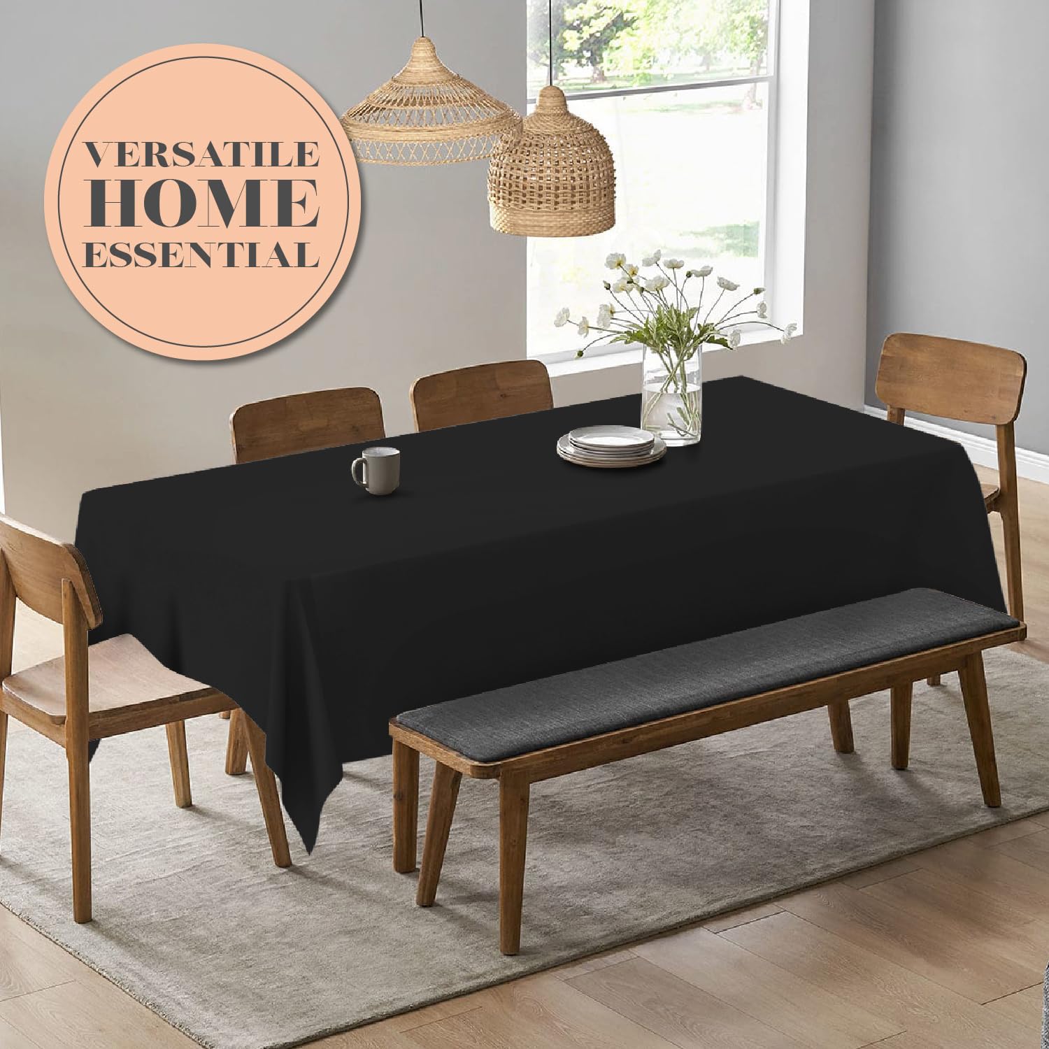Mantel WEALUXE pack de dos, perfecto para reemplazo rápido en eventos