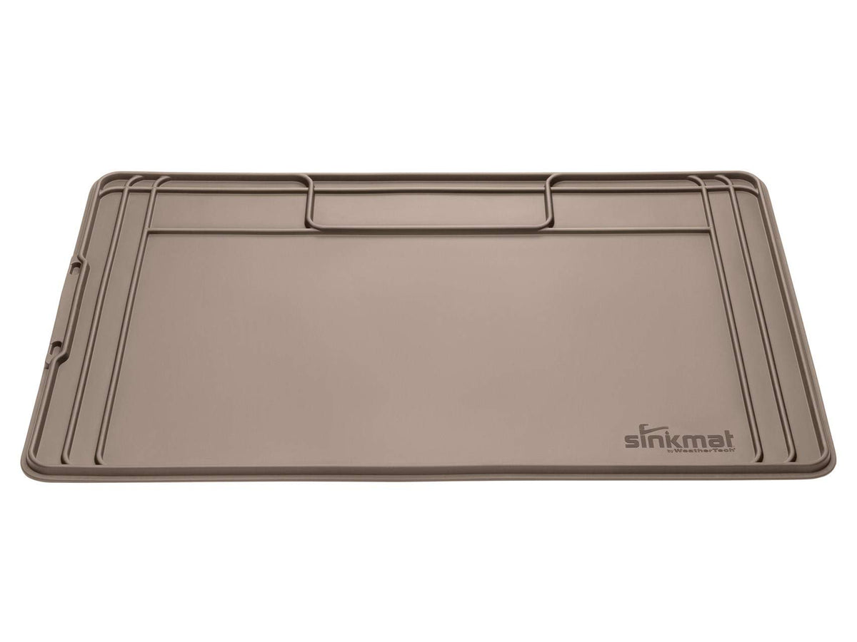 WeatherTech SinkMat con borde elevado protege contra derrames bajo el fregadero