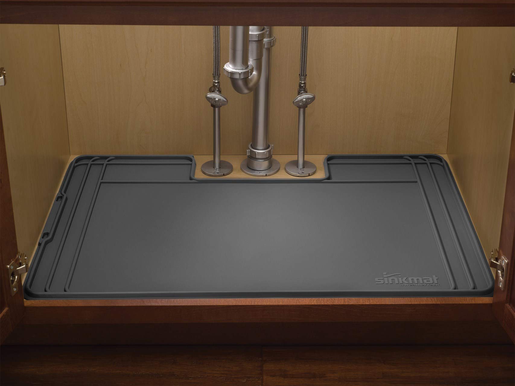 WeatherTech SinkMat material TPE durable y libre de toxinas para seguridad en casa.
