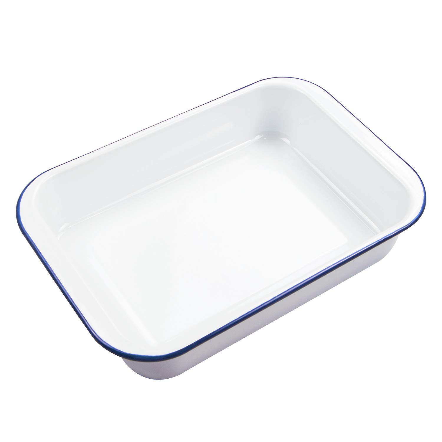 Webake bandeja esmaltada 9x13 con tapa para horneado uniforme