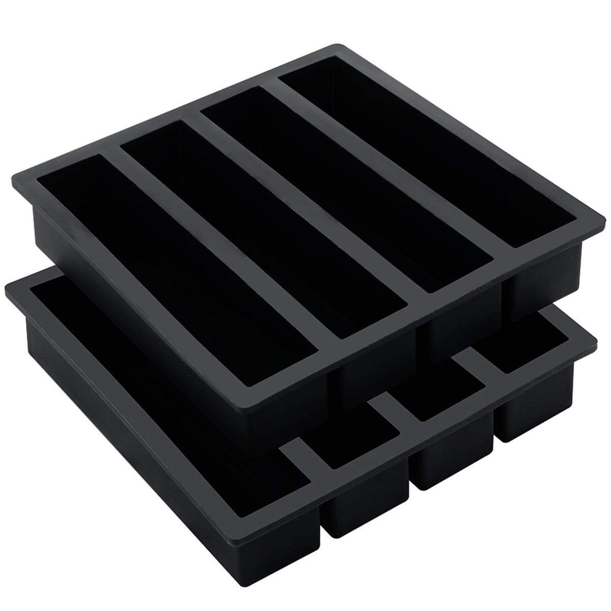Webake bandeja hielos silicona dos piezas, desmolde fácil para cócteles