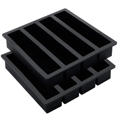 Webake bandeja hielos silicona dos piezas, desmolde fácil para cócteles