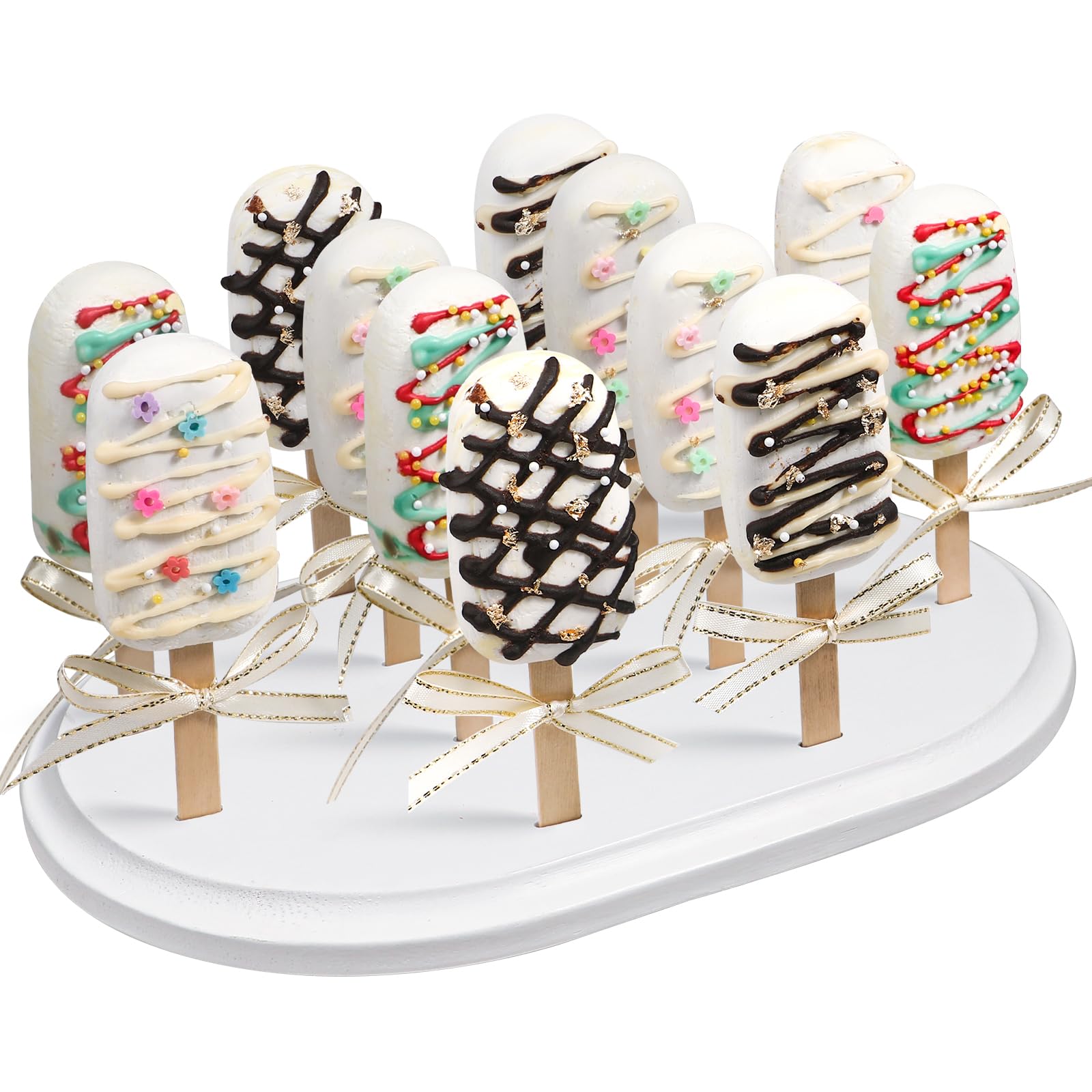 Webake exhibicion cakesicles soporto para presentar postres con estilo.