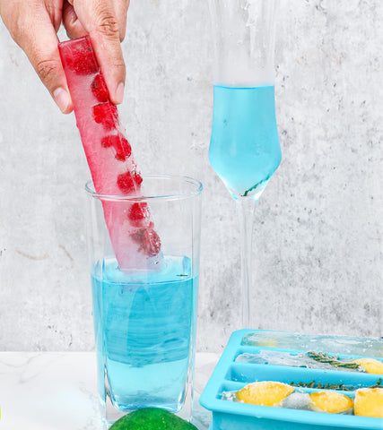 Webake hielo con frutas y jugos para cubos sabrosos