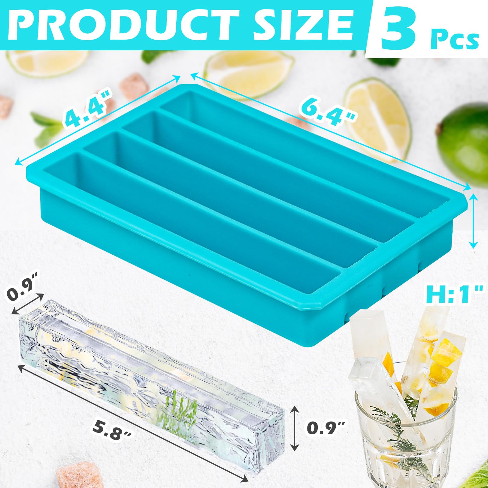 Webake desmolde fácil: hielo sale sin esfuerzo para uso inmediato