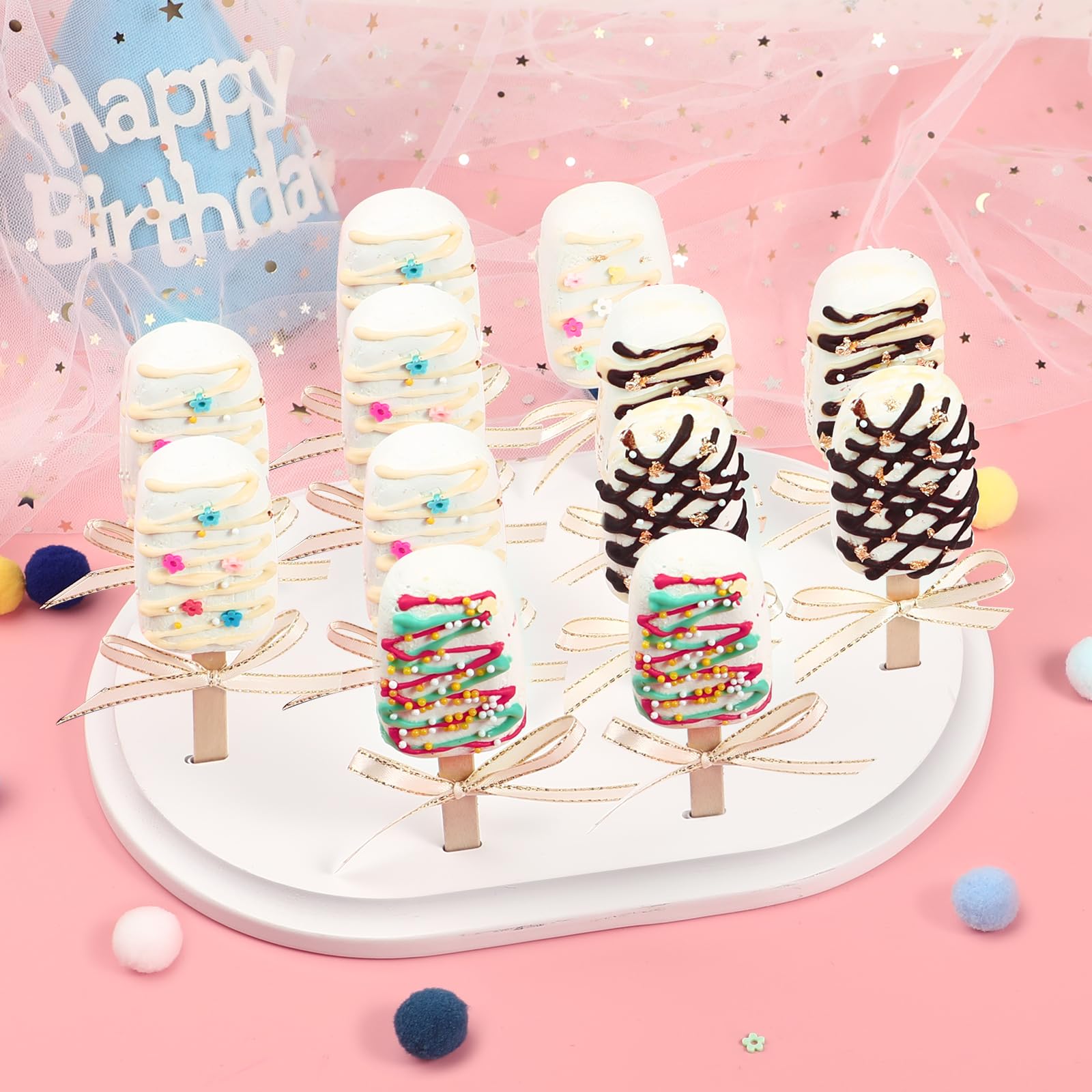 Webake madera resistente cakesicles soporte ofrece durabilidad y seguridad para uso repetido.