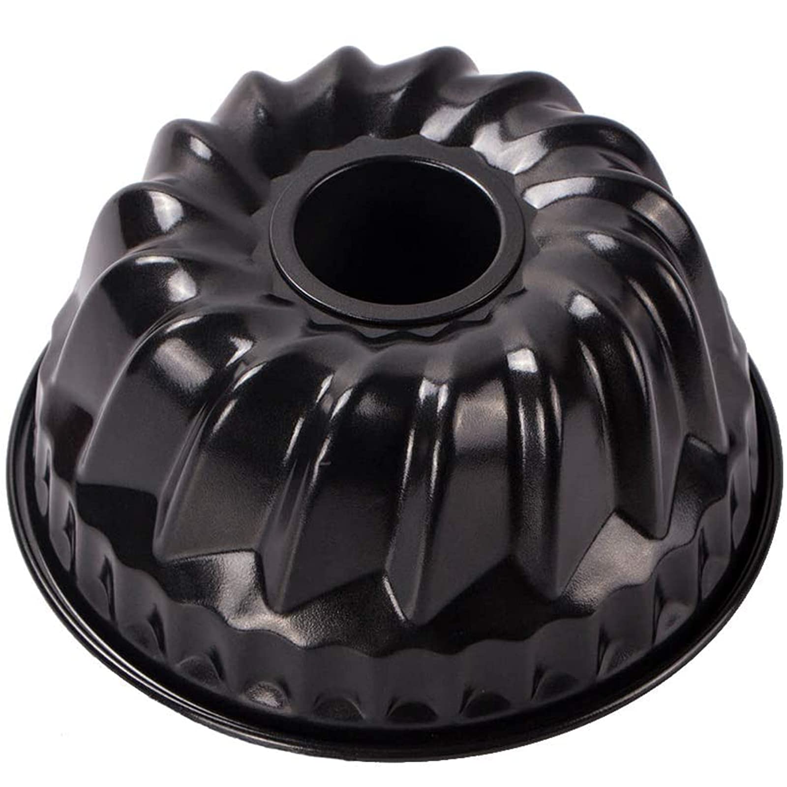 Webake moldeo kugelhopf de 7 pulgadas para pasteles con bordes acanalados, horneado uniforme.