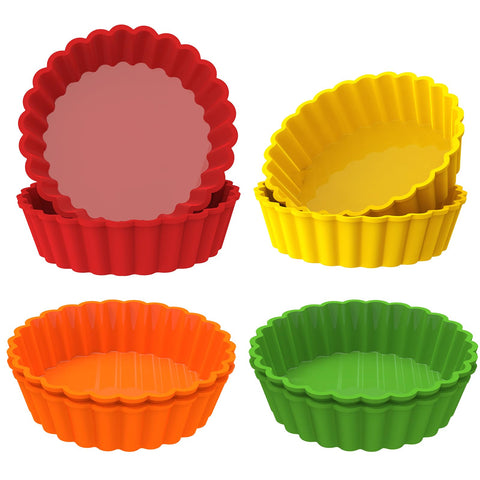 Webake molde tarta mini 4 pulgadas antiadherente para desmoldar fácilmente.