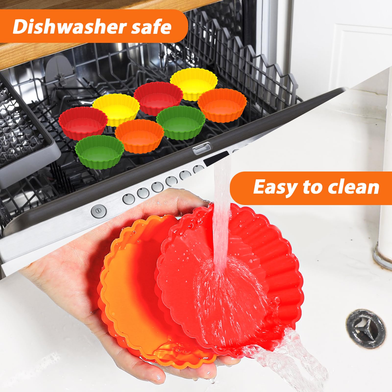 Webake molde tarta mini 4 pulgadas desmoldado fácil tras hornear.