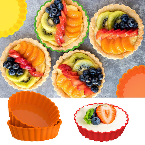 Webake molde tarta mini 4 pulgadas limpieza rápida tras hornear.