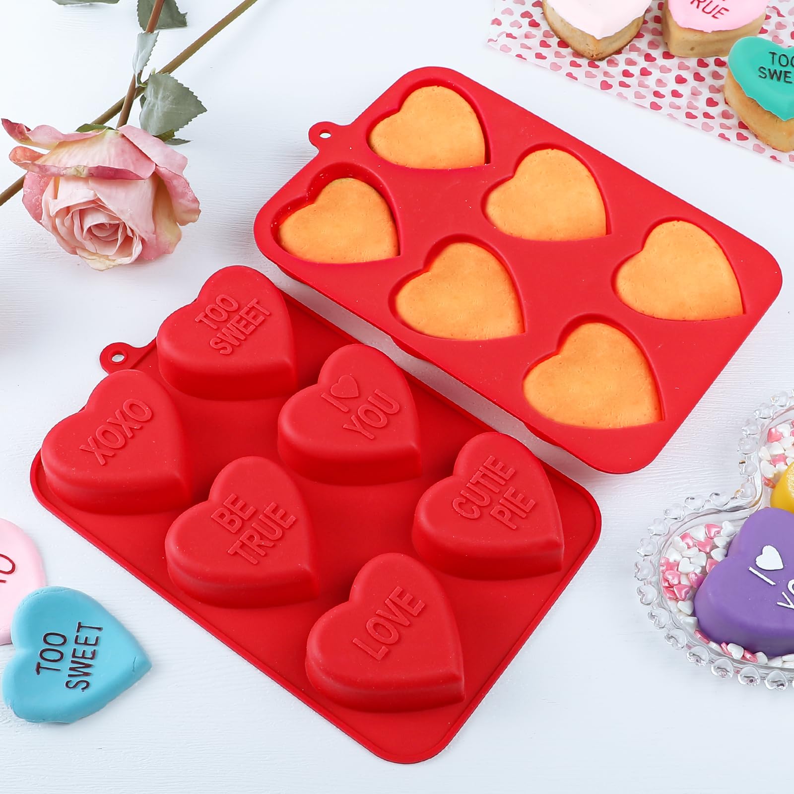 Presentación de moldes Webake: 2 unidades con 6 cavidades cada una.
