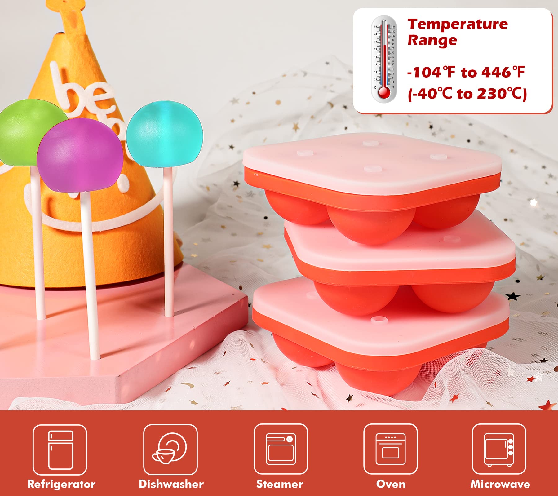 Webake molde de silicona versátil para dulces, chocolates y decoraciones