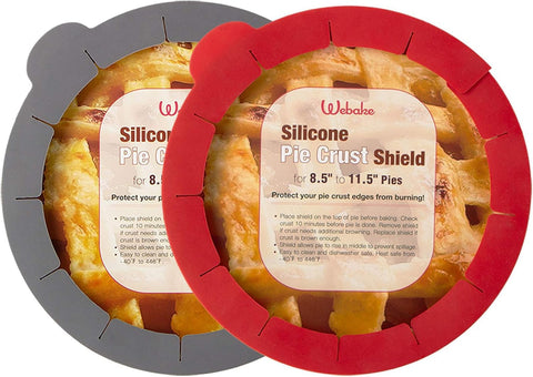 Protector de masa Webake para pie, ajuste 8.5-11.5 pulgadas, protege bordes horneados.