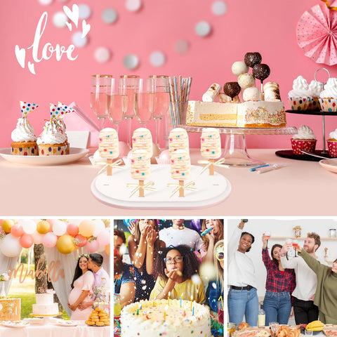 Webake uso repetido dulces cakesicles perfecto para eventos.
