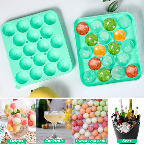 Webake uso versátil: hielo para café, jugos y bebidas frías.