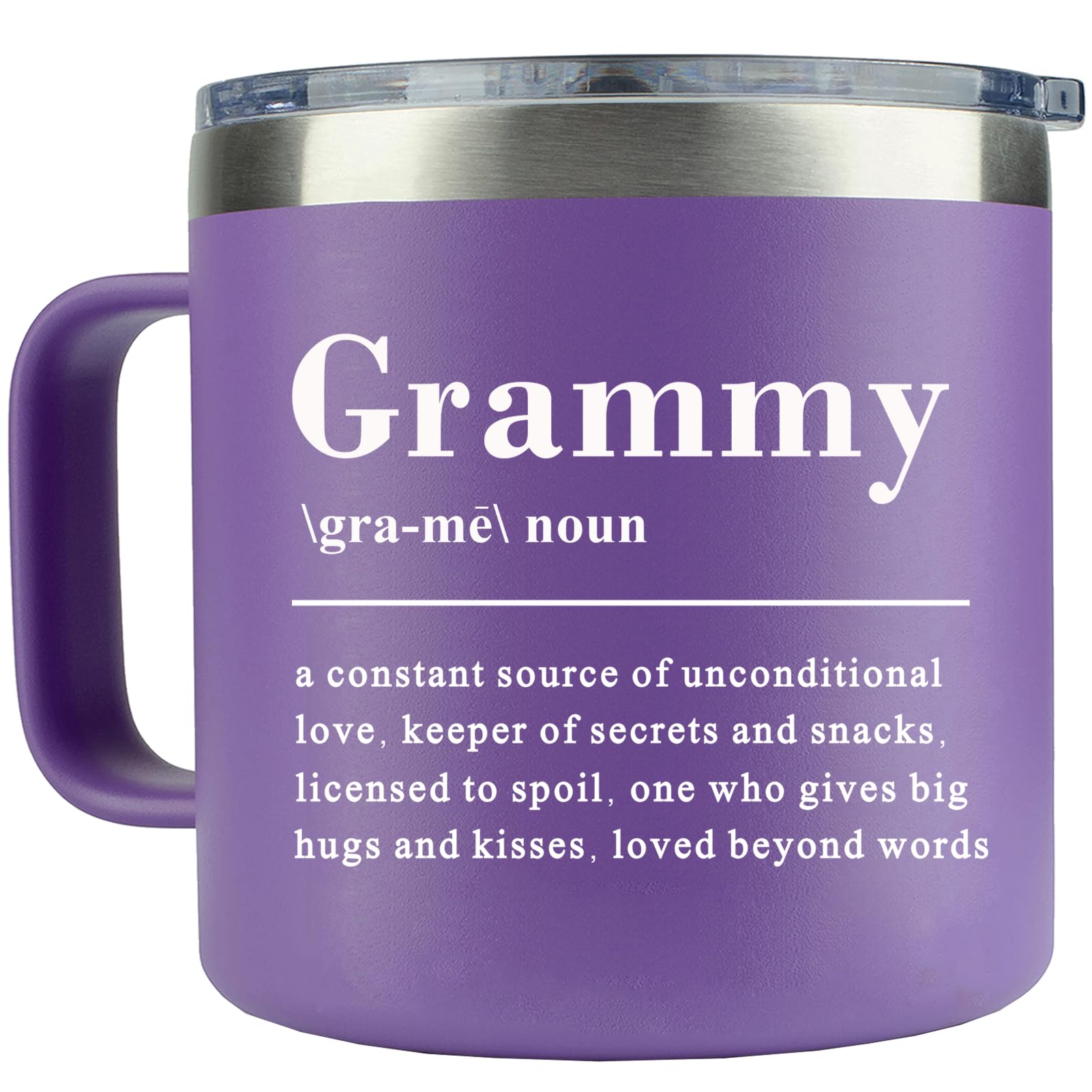 Taza WECACYD Grammy vista frontal para regalo especial a la abuela.