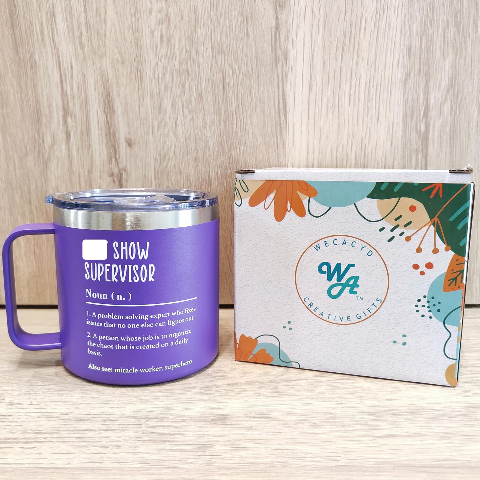 Regalo WECACYD para mujeres en el trabajo, ideal para agradecer.