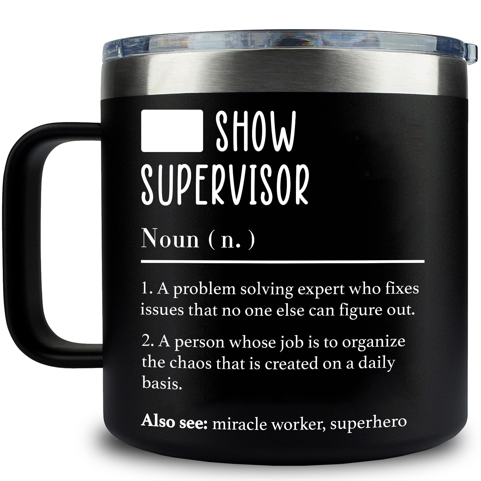 Taza jefe frontal de WECACYD para oficina, ideal regalo.