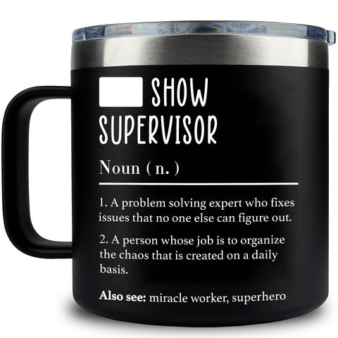 Taza jefe frontal de WECACYD para oficina, ideal regalo.