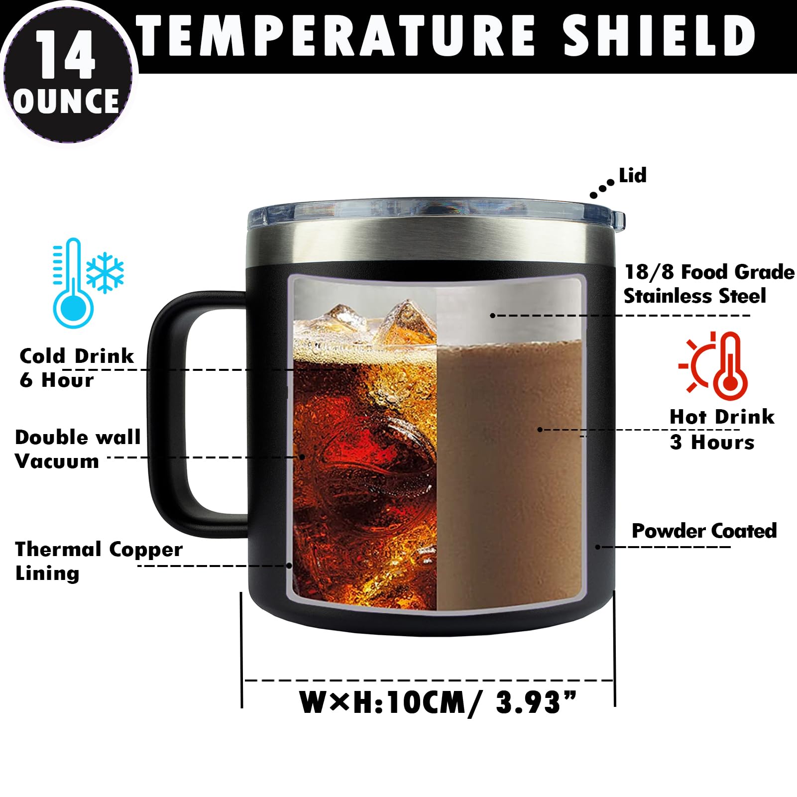 Uso diario en interior o exterior con la taza WECACYD.