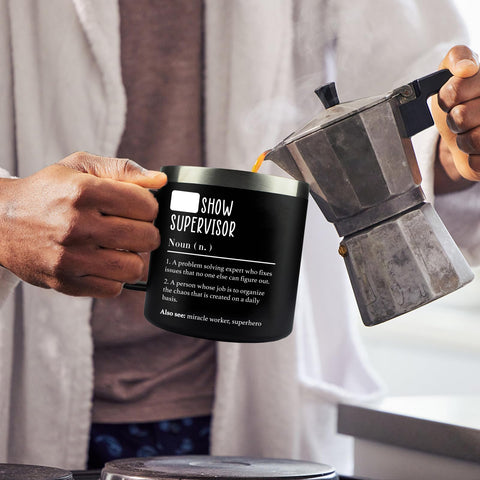 Capacidad de 14 onzas para café, té o bebidas frías.