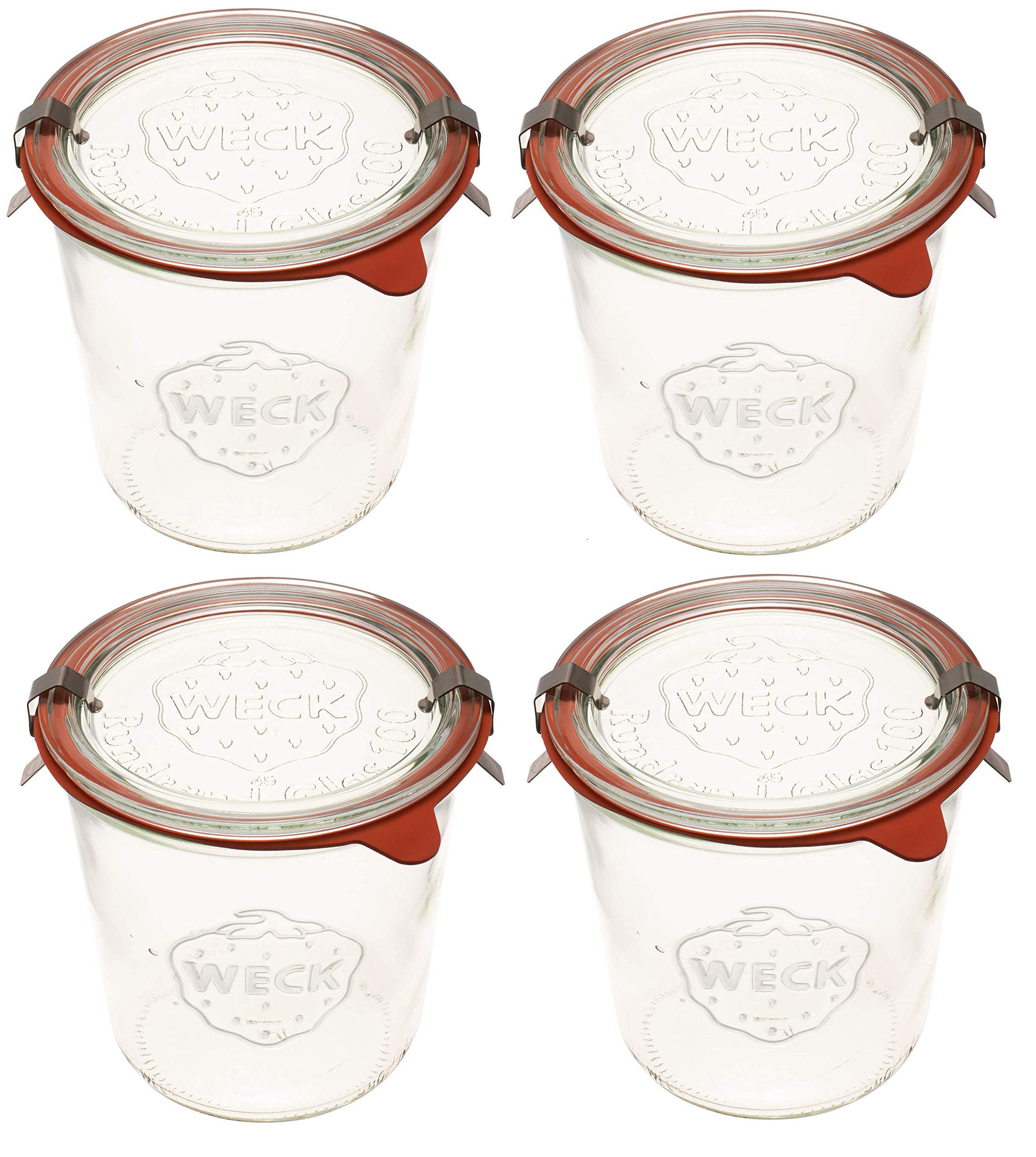Jarra WECK de boca ancha para conservación de alimentos.