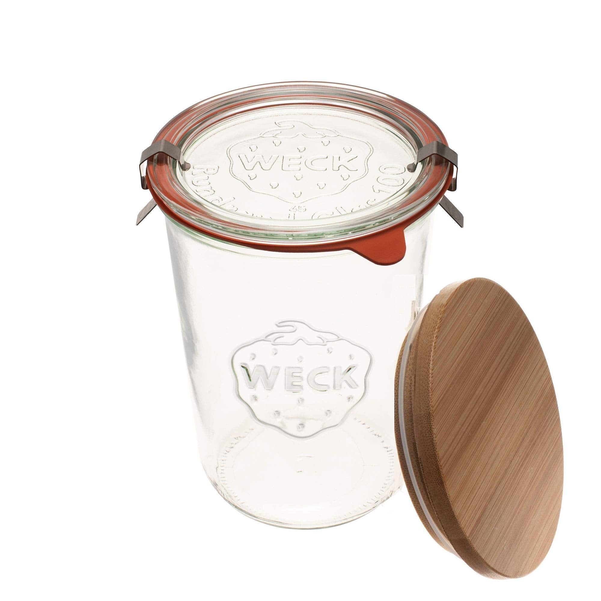 Weck Mold Jar 743 con boca ancha para llenado y limpieza fáciles