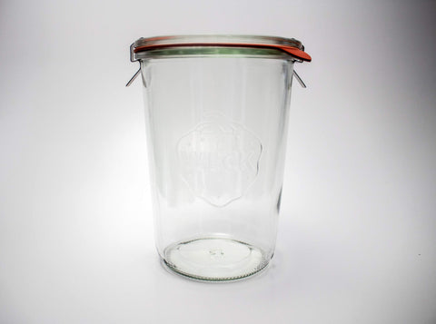 Weck Mold Jar 743 tapa de madera añade estilo clásico