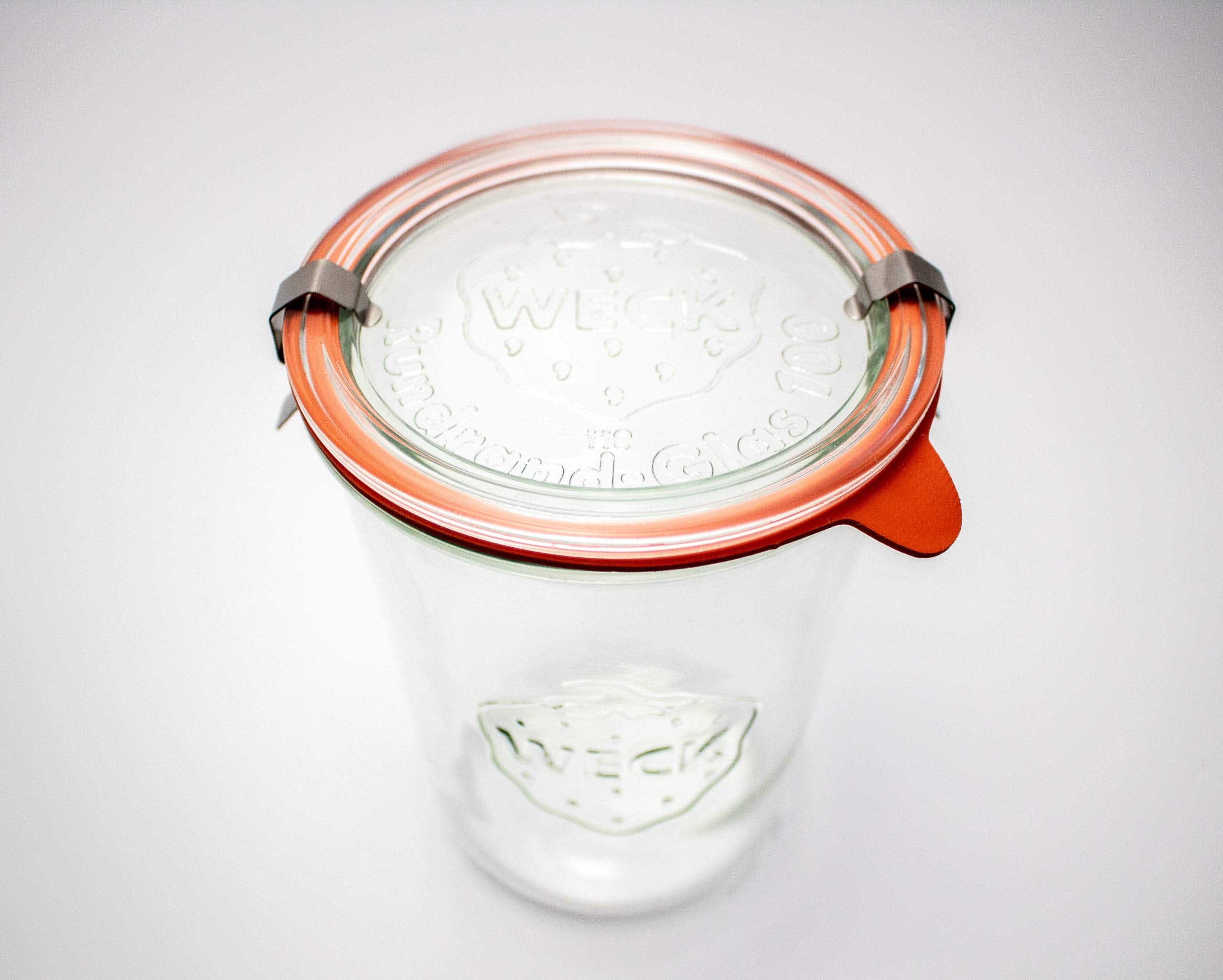 Tarro molde Weck 743, uso en cocina, ideal para guardar alimentos.