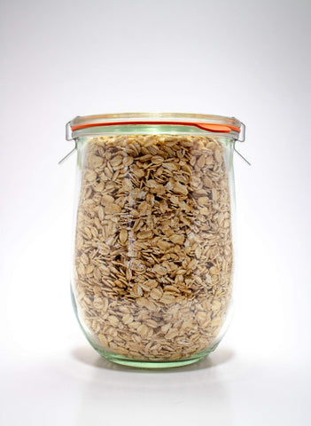Weck Tulip recipiente de vidrio con almacenamiento de especias y granos