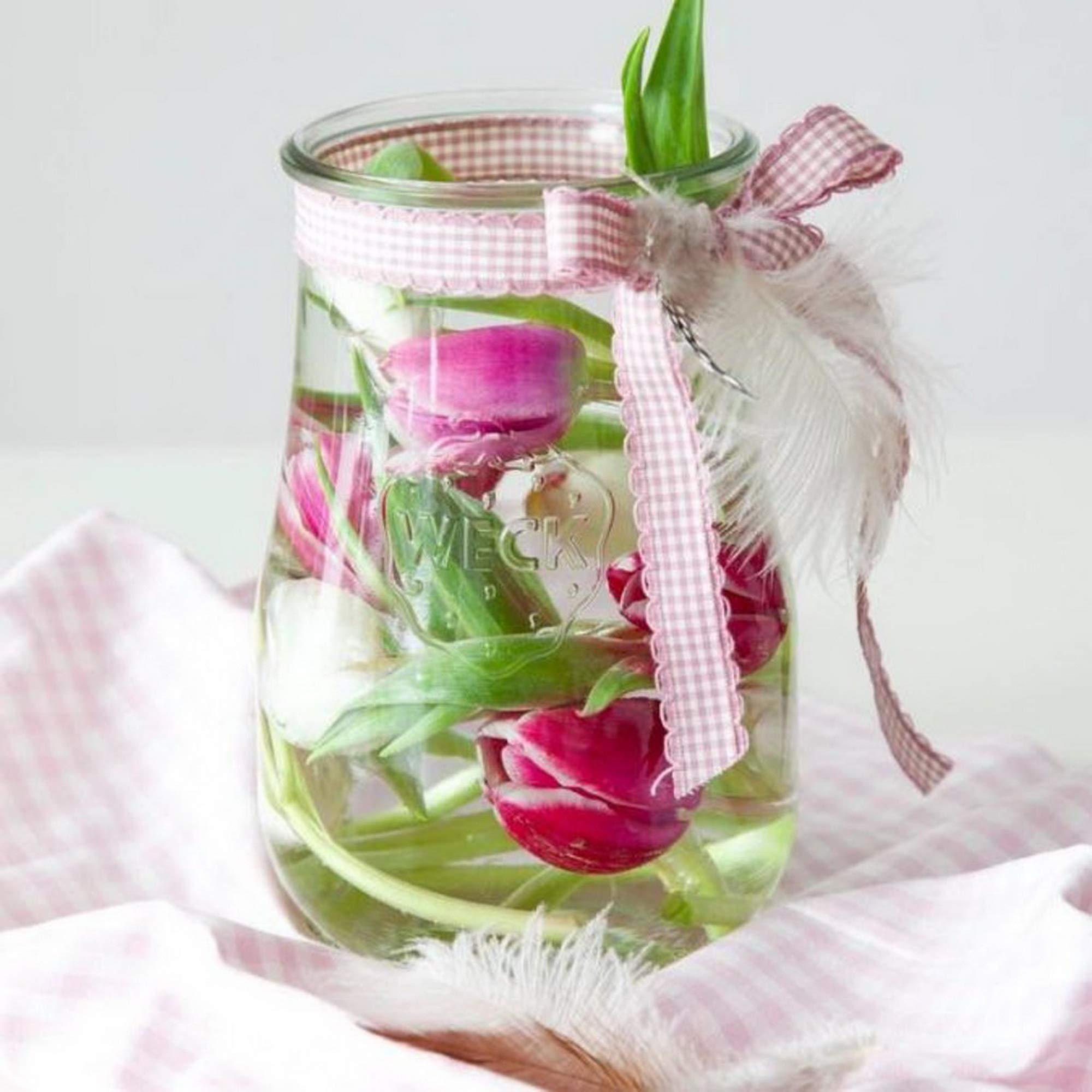Weck Tulip Jar 1.5 L para conservas y almacenamiento elegante