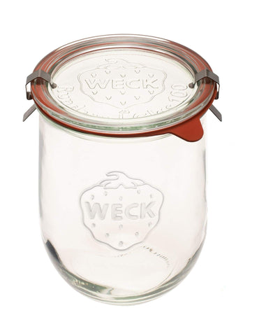 WECK Tulip Jar con boca amplia para masa madre y almacenamiento higiénico