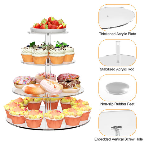 Base estable con cojines antidelizantes WeddingWish para seguridad.