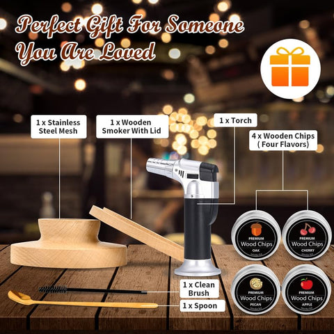 Weibutech copa coctel humo sutil para realzar tus bebidas en casa