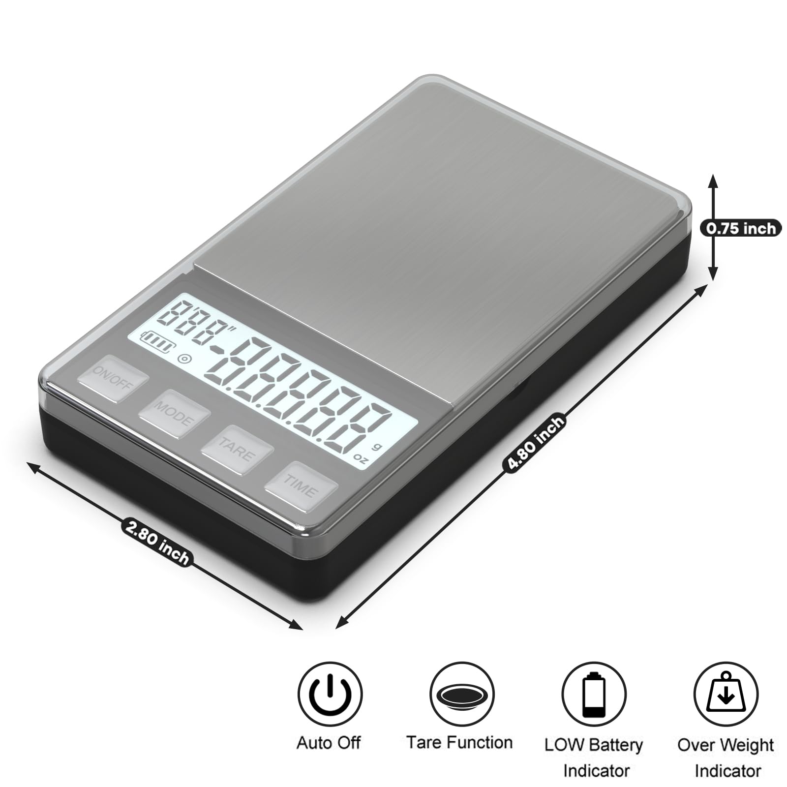 WEIGHTMAN escala espresso portátil de bolsillo para café diario