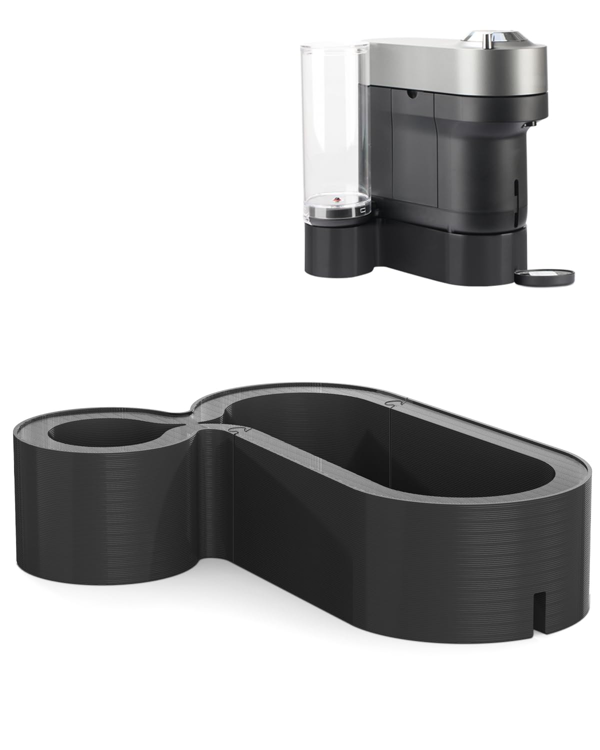 WEIGUZC Riser Stand para Vertuo Pop+ con elevación estable para tazas altas