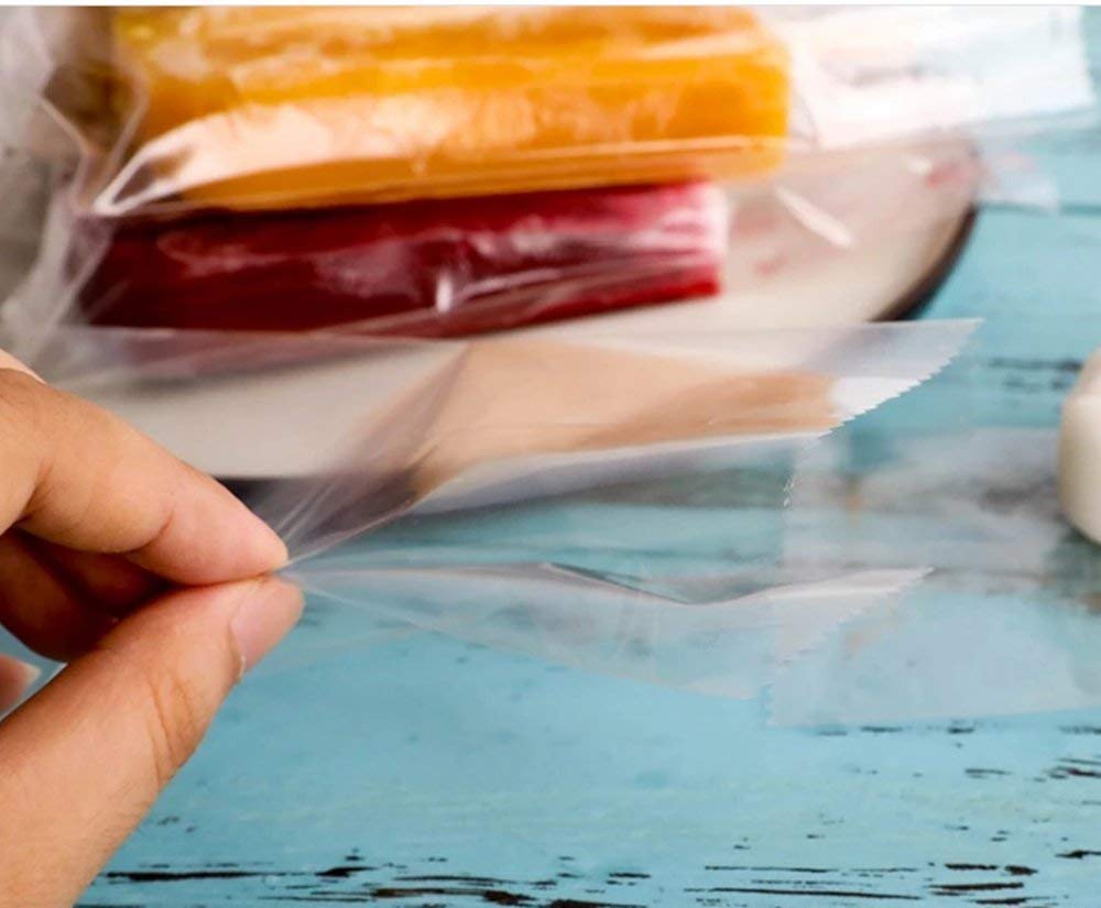Weilan bolsas-paletas borde irregular para apertura fácil en verano.