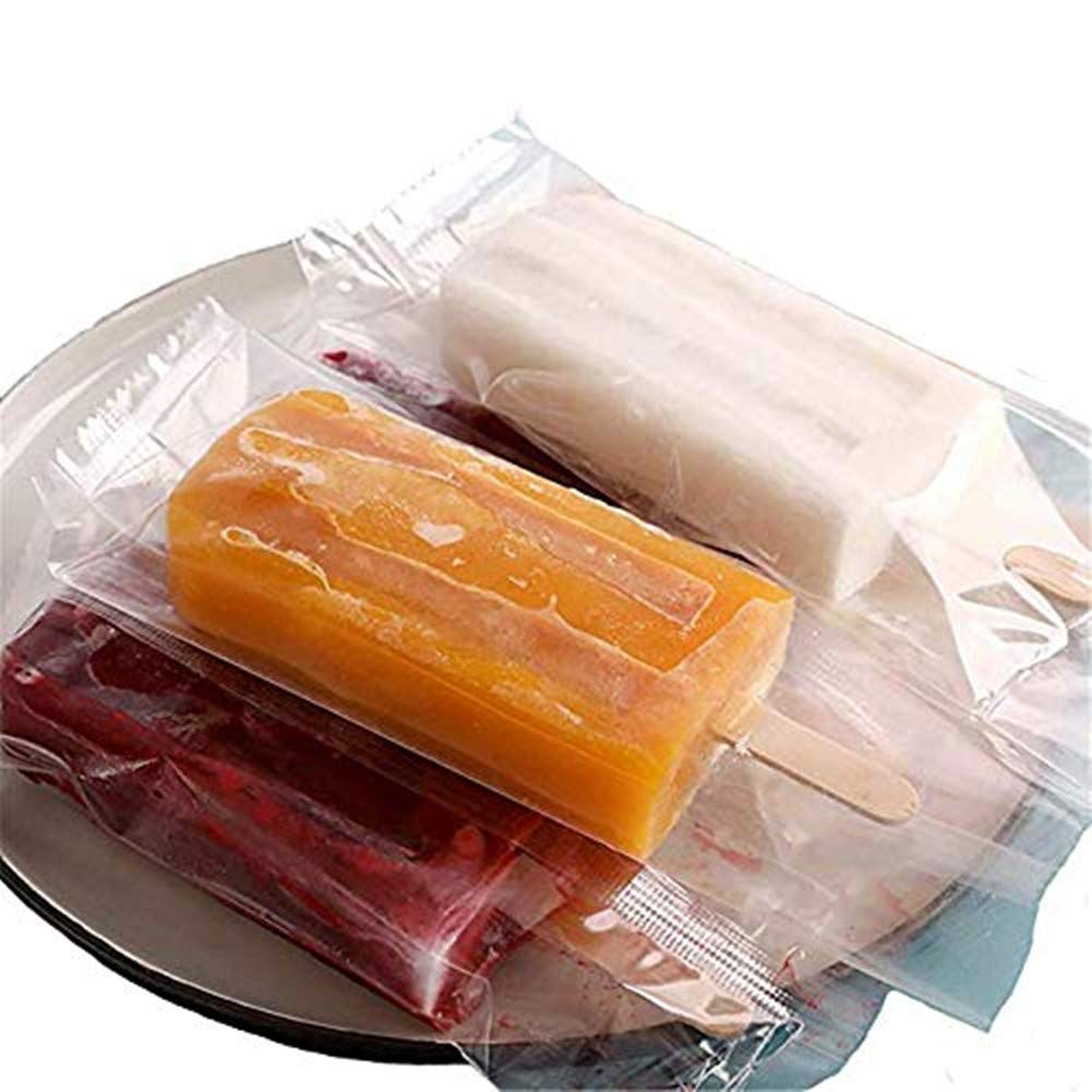 Weilan bolsas-paletas transparentes 8x19 cm para sellado rápido y almacenamiento seguro.