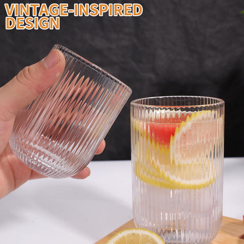 Uso diario con WeirdUncle, vasos claros para agua y jugos.