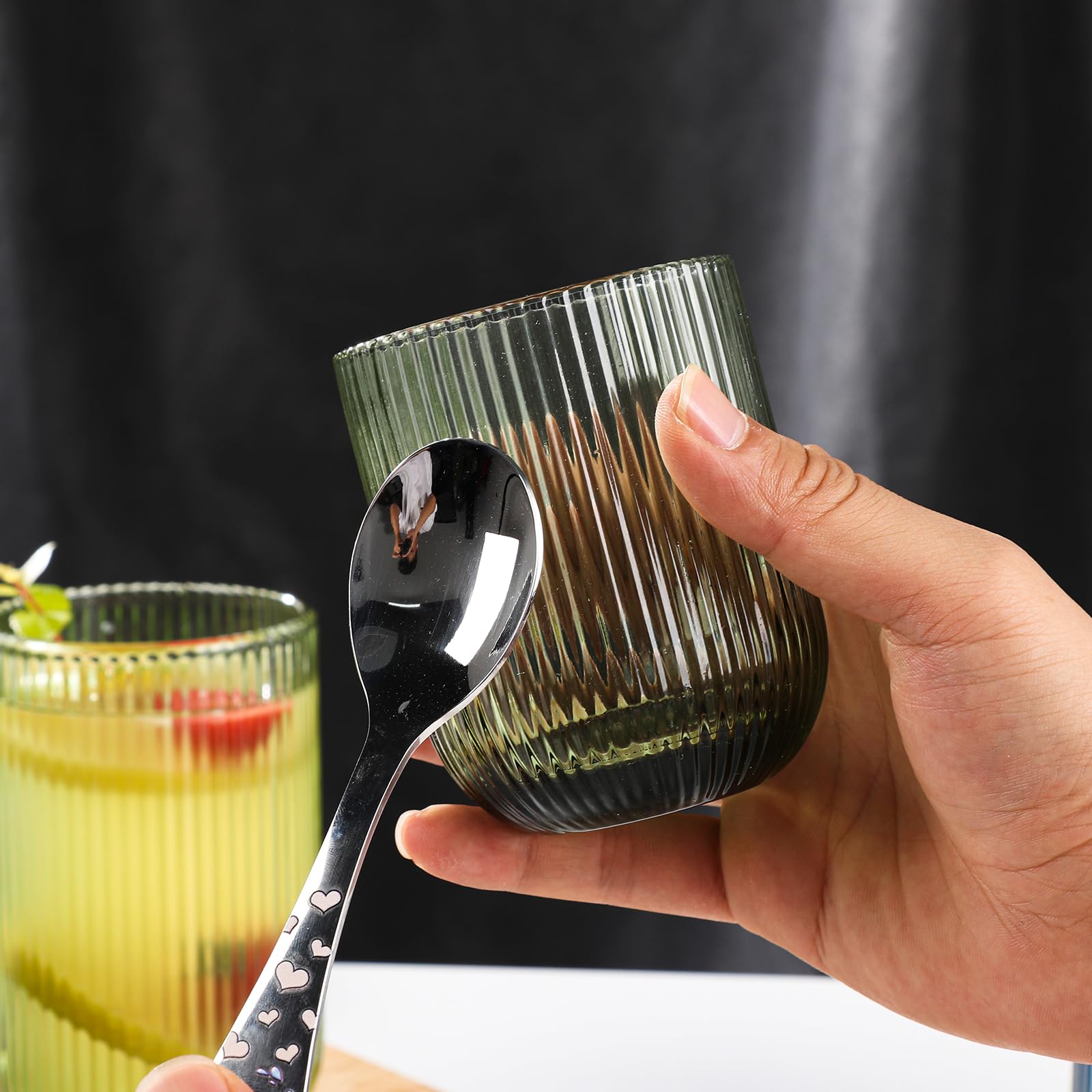 Vidrio sin plomo WeirdUncle verde apto para uso alimentario